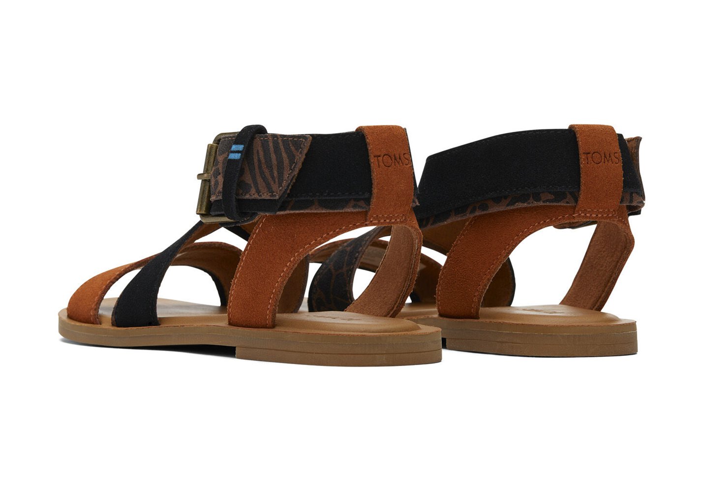 Toms Sidney Sandals Brown - Womens - 13654-QMZT